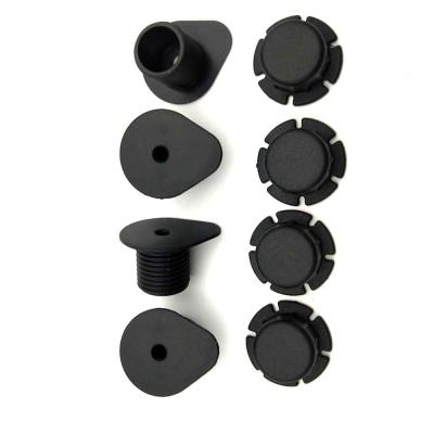 China Eco-friendly O Bag Handle Accessories Screw Caps Replacement For Leather O Handles Or Bag Handles 4 Pieces Screws And Nuts for sale