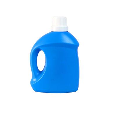 China food & Hot Sale 2L 2000ml Empty Cosmetic Packaging Washing Liquid Bottle Screw Cap HDPE Laundry Detergent Plastic Bottle for sale