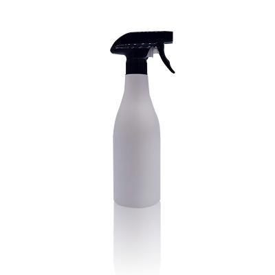 China Hot Selling 500ml PET Trigger Spray Mist Spray Garden Trigger Empty White Cleaning Liquid Disinfected Plastic Bottle Disinfected Watering Bottle for sale