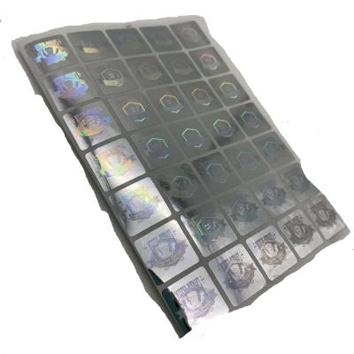 China Holographic Custom Printer Machine Made Hologram Sticker Label Printing Wholesale for sale