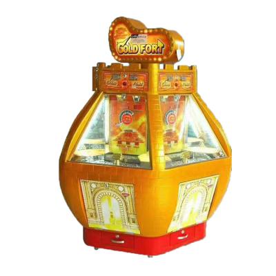 China fiberglass second hand Guangdong game machine pusher coin machine other amusement park products invent pusher machine with ticket switch for sale