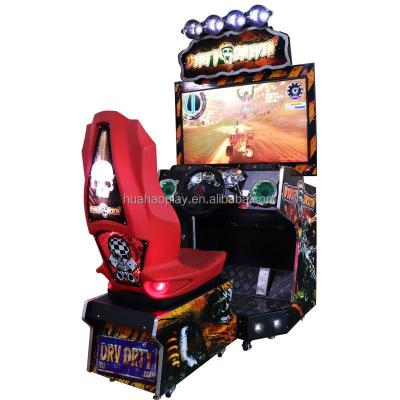 China Coin Operated Auto Racing Single Player Single Player Metal Video Game Machine Metal Arcade Racing Car Game Machine Overtaken for sale