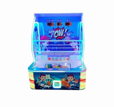 China Metal+Plastic Hot Selling For 2 Players Kids Basketball Game Coin Operated Machine Amuse Game Indoor Basketball Game Machine For Kids for sale