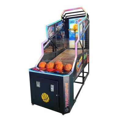 China Metal+Plastic Game Machine Coin Operated Basketball Game Machine Street Basketball Game Machine for sale