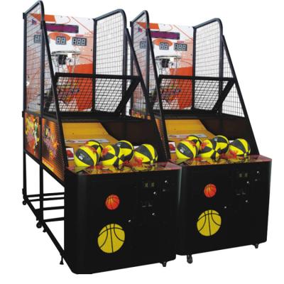 China Metal+Plastic Coin Operated Amusement Games Basketball Arcade Game Machine Arcade Basketball Game Machine for sale