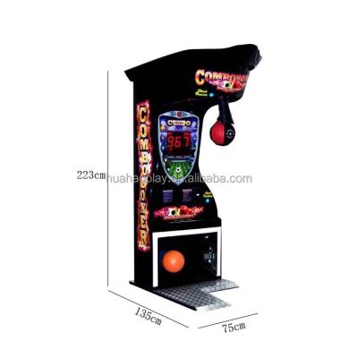 China Plastic Amusement Big Punch Boxing Game Machine Coin Operated Kick Boxing Rental Ultimate Machine The Coke Machine for sale