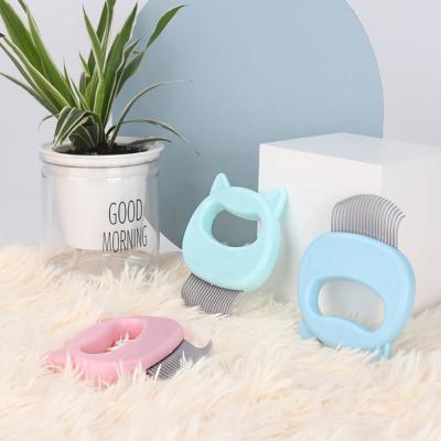 China 2021 Viable Pet Shell Combs, Soft&Cute Cat Shell Grooming Effective Massage Tools for Cats, Painless Cat Comb for Deshedding for sale