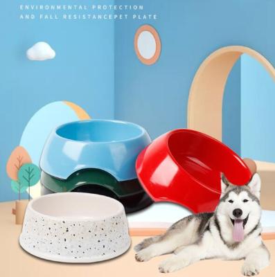 China New Design Non-automatic Dish Melamine for Dogs and Cats Pet Bowl for Food and Water (M Size) for sale