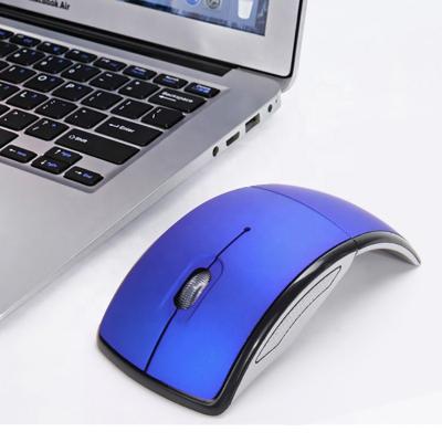 China 3D Multifunction Computer Touch Foldable Touch Mouse Folding Flat Arc Folded Mouse 2.4G for sale