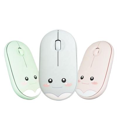 China 3D Mouse 5.0+2.4G Dual-mode Ultra-thin Dual-mode Dry Battery Mouse Fashion Office Business Spot Wireless Mouse for sale