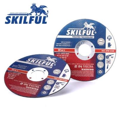 China metal cutting disc for metal 2 in 1 cut disc for sale