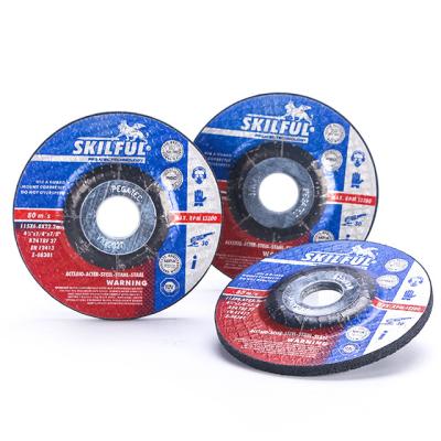 China steel & Stainless Steel 4.5inch 115x6x22mm Metal Abrasive Tools Grinding Wheel Stainless Steel for sale