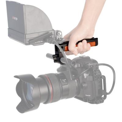 China Niceyrig Aluminum Alloy+Wood Universal Camera Wooden Handle for Camera Cage Camera Grip Top Handle for sale