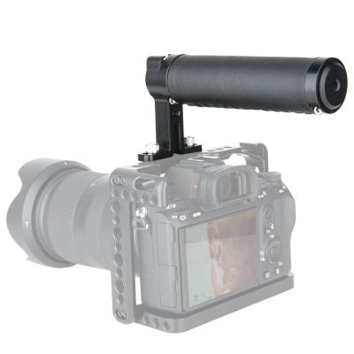 China Aluminum Alloy + Niceyrig Leather Camera Top Handle Grip With Cold Shoe Mount for sale