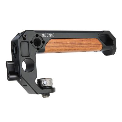 China Niceyrig High Level Aluminum Alloy Wooden DSLR Camera Grip Arri Top Handle Positioning Handle for sale