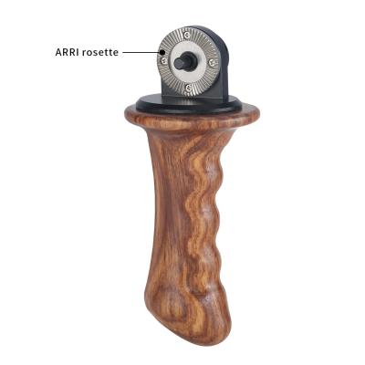 China Niceyrig Aluminum Alloy/Wood Handle Hand Grip With Arri Rosette Mounts (Left Side) For Film Camera Professional for sale