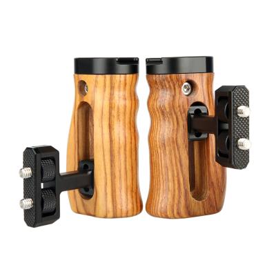 China Niceyrig Universal Aluminum Alloy + Wooden Camera Grip Side Handle for sale