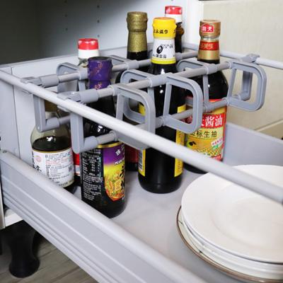 China Modern High Drawer Divider Tall Bottle Plastic Divider Plastic Organizer Divided Rails for sale