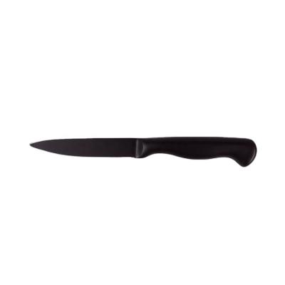 China Disposable Serving Knife Black Coating Non Sticking Kitchen Knife With Hollow Handle For Cutting Or Trimming Meat And Vegetables for sale