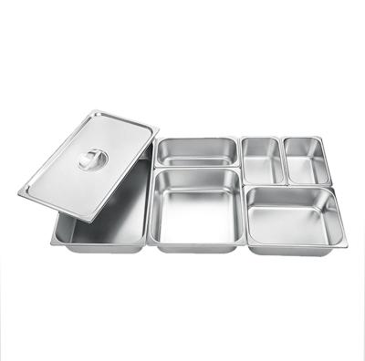 China Hotel Restaurant Home Other Hotel and Restaurant Supplies Stainless Steel Gastronorm Food Container GN Pan for sale