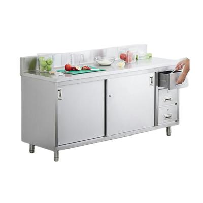 China Restaurant Eco - Friendly Commercial Stainless Steel Removable Cupboard for sale