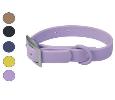 China Factory Wholesale Custom Logo PVC Small Dog Collar And Leash Harness Custom Hot Sale Purple Soft Hunting Waterproof Set for sale