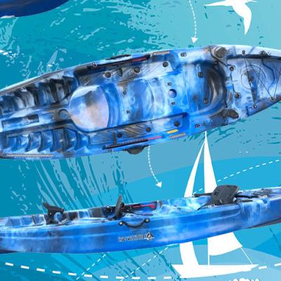 China PVC 3D Max Hot Selling Water Equipment Rowing Boats with Pump Inflatable Kayak 2 Person Kayak Fishing Kayak and Canoe for sale