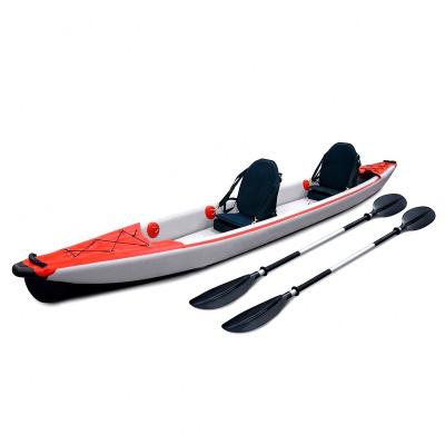 China Wholesale Custom Color PVC Fishing Kayak 3D Max New Design Inflatable Kayak Surf Canoe Inflatable Vertical Kayak 2 Person for sale