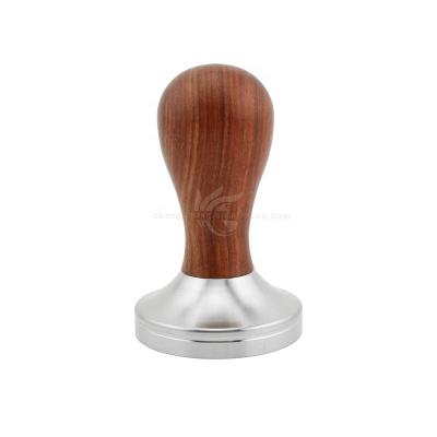 China Elegent Bartender Tools Coffee Tamper Eco Sustainable Wooden Coffee Tamper 51mm Wooden Coffee Tampers With Handles for sale