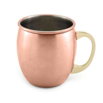 China Sustainable Barware Moscow Mule Copper Mugs -18.7oz (550ml) Stainless Steel Beer Mug Coffee Mug Beverage Mug for sale