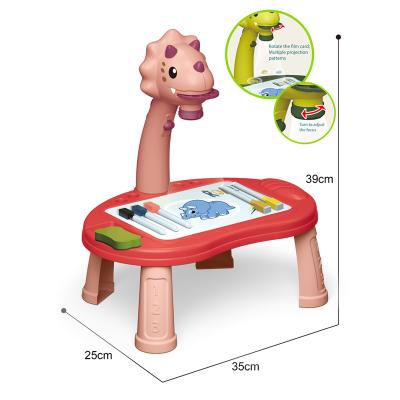 China ABS plastic led projection light color set drawing board table kit for kids for sale