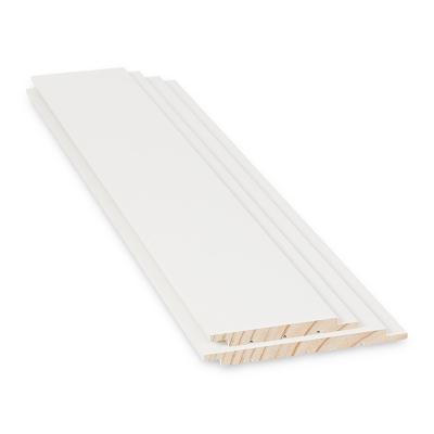 China Modern White Wood Baseboard Wall Interior Decorative Moldings Primer Lining for sale