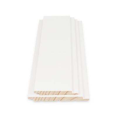 China Modern Wooden Wall Moldings White Primer Panel MDF Board Molding High Quality Cladding for sale