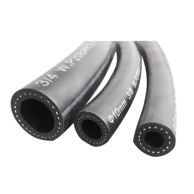 China Oil-Resistant Fiber Reinforced Weather Reinforced Rubber Covered Hydraulic Hose SAE J517 100R6 for sale