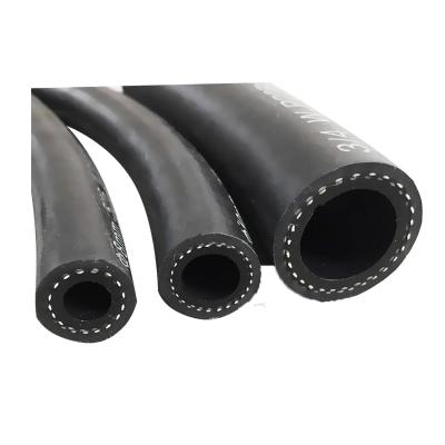 China Oil-resistant fiber-reinforced weather resistant car truck forklift used non-metallic rubber covered hydraulic hose for sale