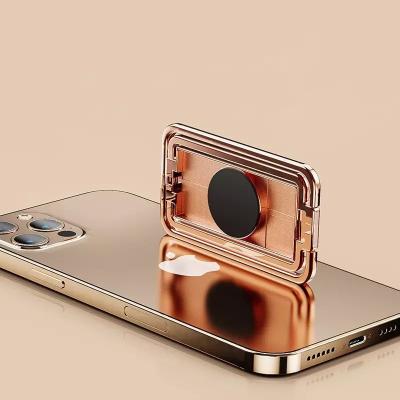 China Finger Ring Phone Holder Sockets For Adjustable Folding Wooden Mobile Phone Case 360 ​​Rotating Stand for sale