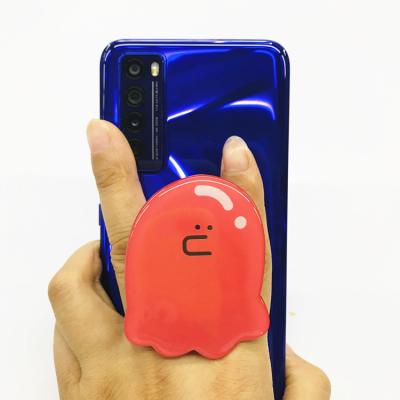 China Wholesale High Quality Acrylic Adjustable Pop Out Cell Phone Holder With Cute Logo For Cell Phone Grip Custom Design Phone Grip for sale