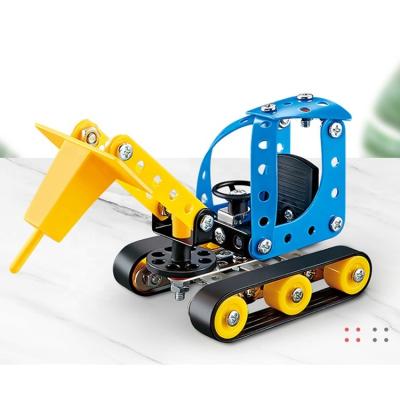 China Engineered Vehicle Toys Customized Professional Children's Assembly Mini Engineering Vehicle Toy for sale