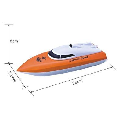 China Hot Selling RC Model Hobby 4 Channel Boat 2.4G rc remote control speedboat for kids and adults for sale