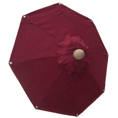 China Small Contemporary Mini Teak Wood Sun Shade Umbrella For Sale Display for sale