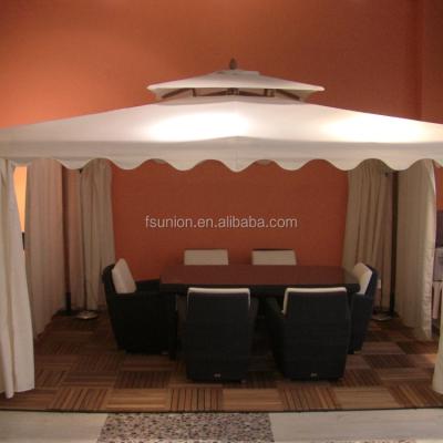 China Custom Outdoor High Quality Promotional Outdoor Gazebo Furniture Wooden Gazebo for sale