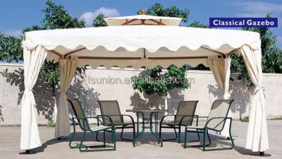 China Factory Two Tiers Outdoor Funiture Foshan Garden BBQ Roma Gazebo for sale