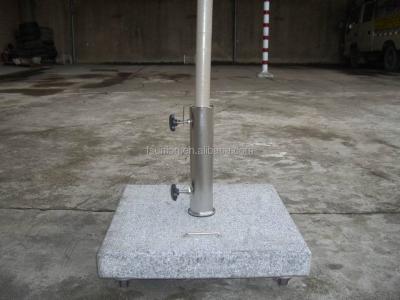 China Outdoor Furniture Patio Umbrella Granite Base With Wheels for sale