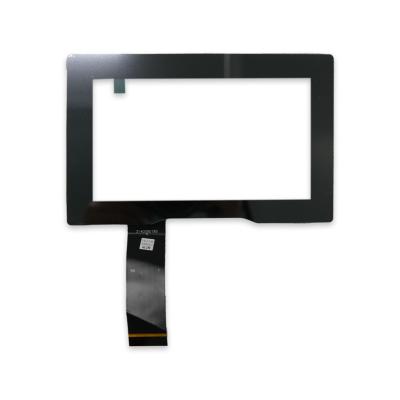 China Custom size SAT 7.0 inch capacitive touch screen panel, G+G structure, used for driverless digital products IC 7.0 inch for sale