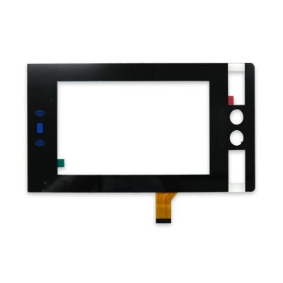 China Custom size 7.0 inch capacitive touch screen panel, G+G structure, 1024*600, used for driverless digital products IC 7.0 inch for sale