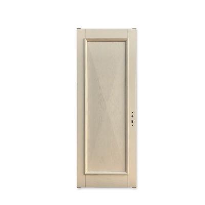 China White solid wood pine interior doors panel waterproof professional manufacture from in-house China for sale