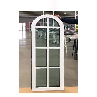 China Magnetic Screen Superior Quality Shaped Window Aluminum Extruded Glass Thermal Break Double Window Aluminum Window for sale