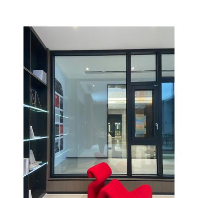 China Widely Used Folding Screen Special Design Soundproof Double Glazed Insulated Aluminum Glass Casement Windows Design for sale