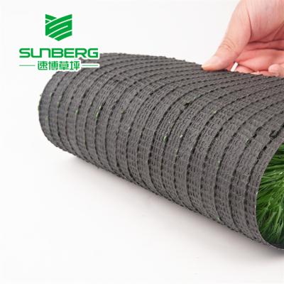 China For Sports Sunberg Green Grass Artificial Football Field 40mm Soccer Grass 50mm Outdoor Artificial Grass Lawn for sale