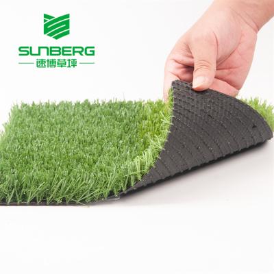 China Landscaping Quality Sunberg Grass Artificial Synthetic Lawn Turf Landscape Football Grass For Outdoor for sale